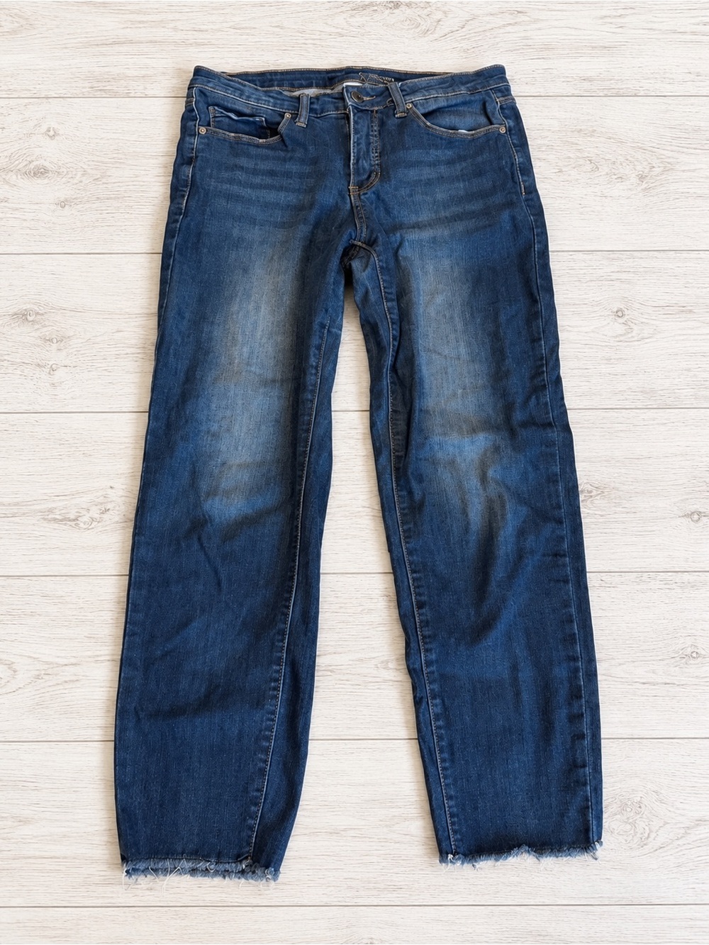 Ruff Hewn Dark Blue Ankle Jeans